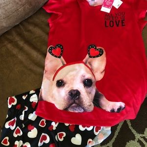 NWT Justice 2 piece pajamas